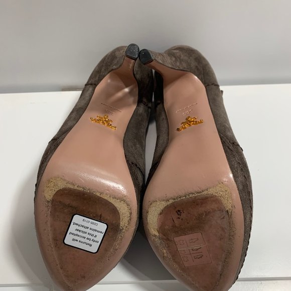 Prada Taupe Booties/ Boots - Picture 7 of 9